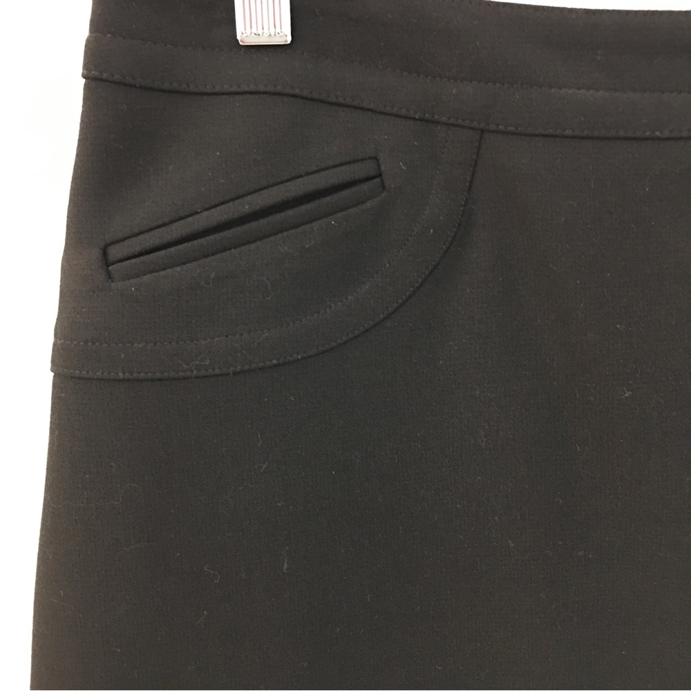 Rich chocolate brown skirt. Size 10. Iris. Made in Canada.